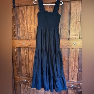 Abercrombie & Fitch Black Maxi Sun Dress